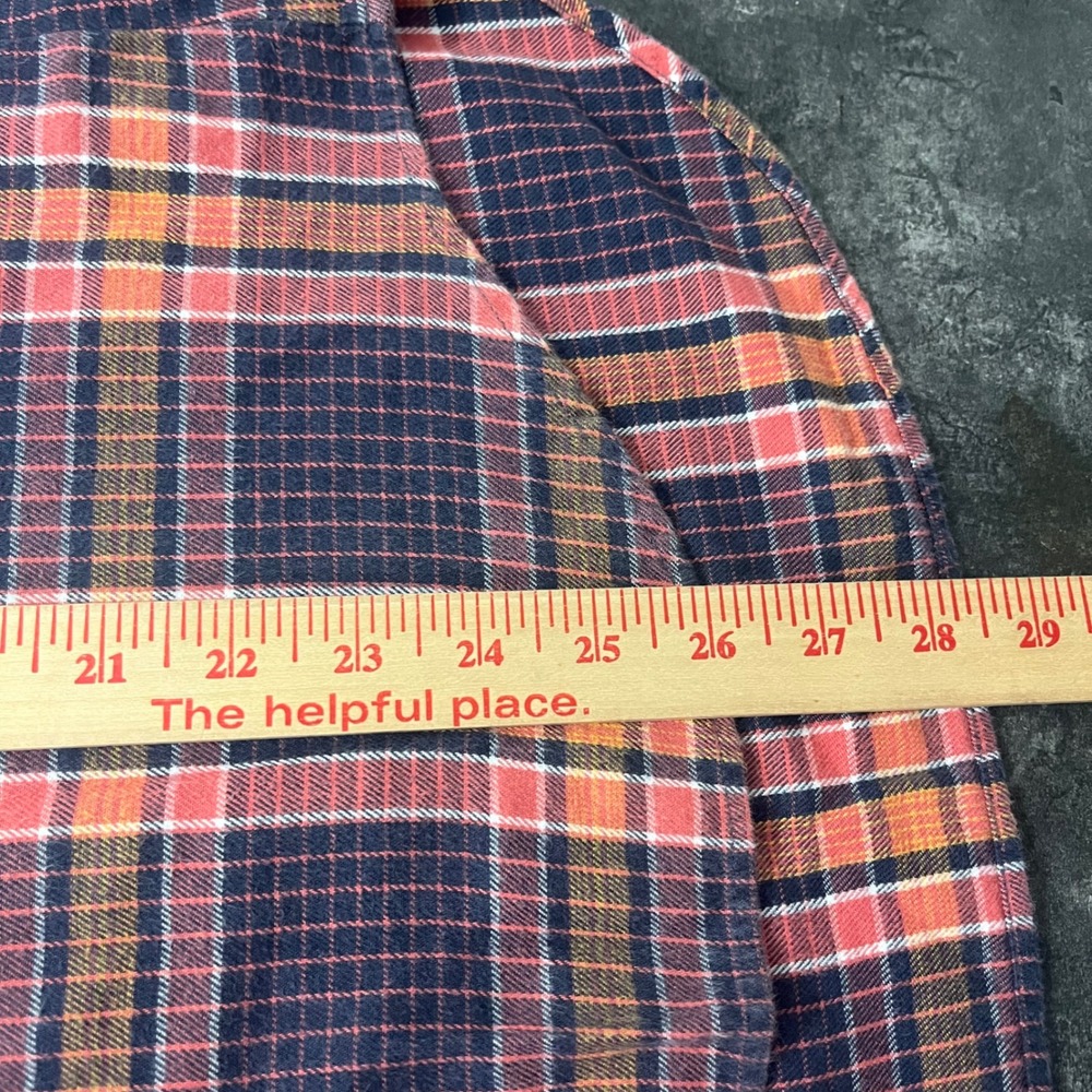 Madewell Classic Madras Plaid Button Down Shirt Medium Grunge 90's Skater - Picture 5 of 8